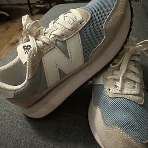 New Balance Blue and White Women's Sneakers